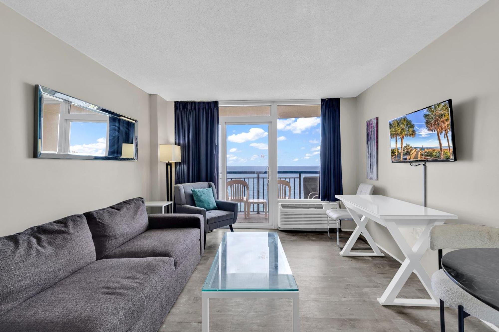 11-Th Floor Oceanfront Beach Resort With Private Balcony Миртъл Бийч Екстериор снимка